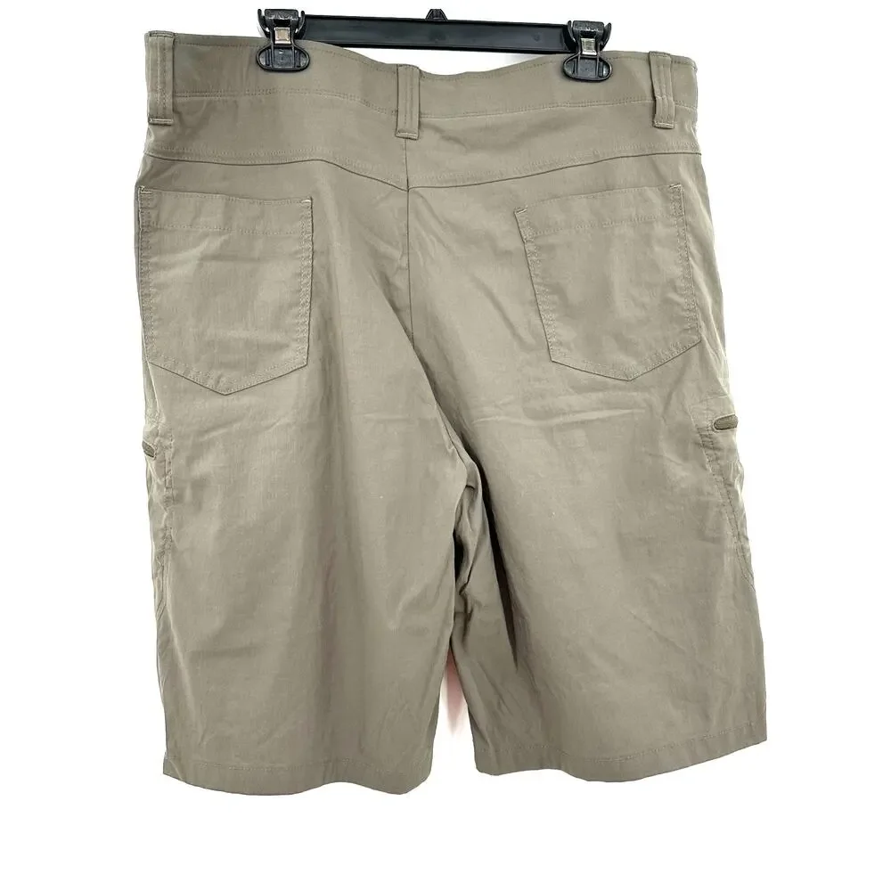 Wrangler Size 40 Shorts‎ Brown Cargo Outdoor Uniform Workwear Casual Business